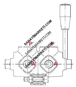 DH25 / 6A 1" ALTI YOLLU KÜRESEL VANA